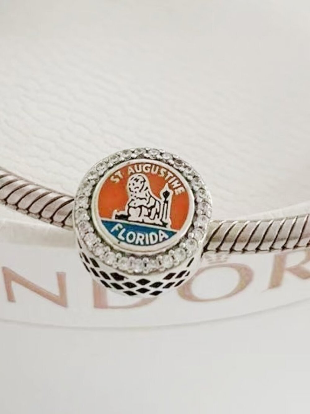 Pandora St. Augustine Florida Exclusive Travel Charm, S925 Sterling silver